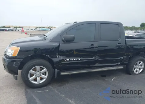 2014 Nissan Titan Sv z USA, uszkodzony, nr VIN 1N6BA0EC1EN515685